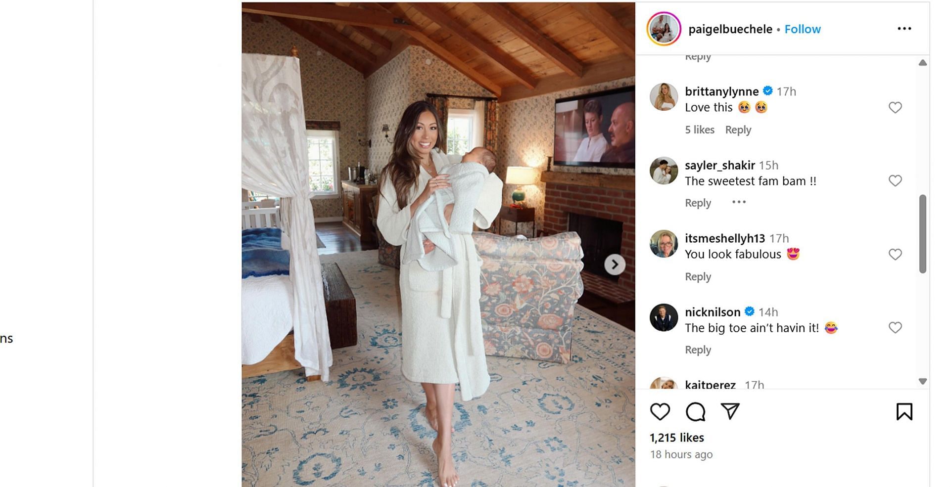 Brittany Mahomes sends sweet 2-word message as Shane Buechele, wife share first vacation with newborn/@paigelbuechele